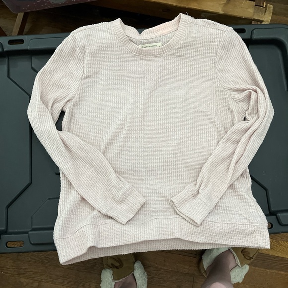 Lucky Brand Sweaters - Lucky Brand Soft Pink Knit Top
